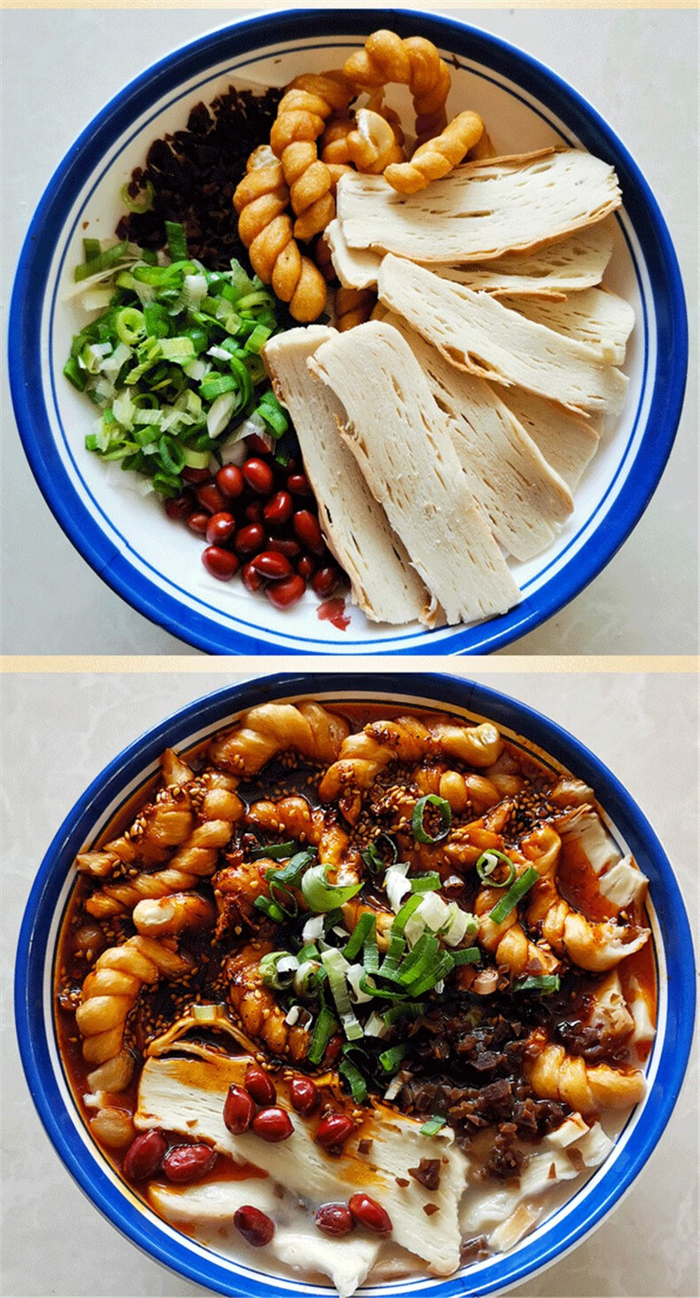 早味居陕西特产豆花泡馍宝鸡凤翔老字号西安美食小吃免煮速食 330g*5