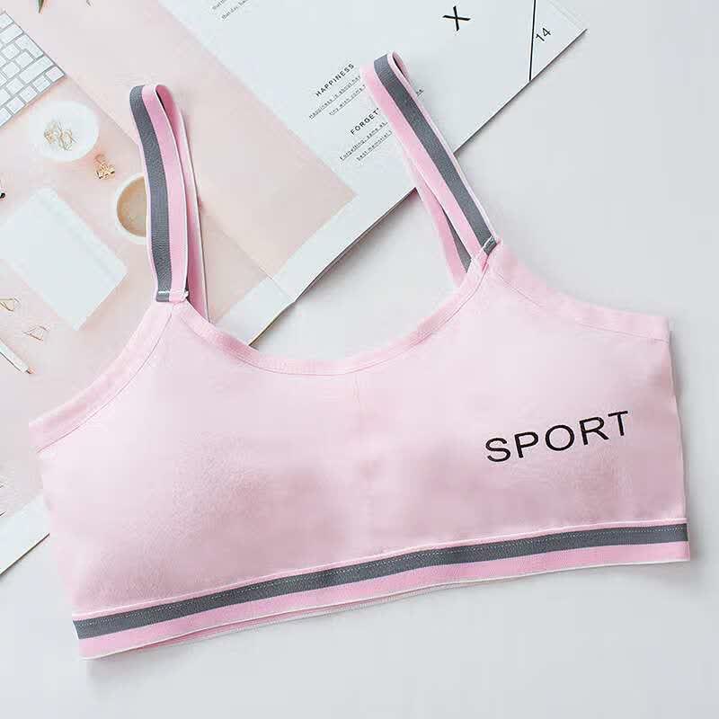 十几岁高中生初中学生女内衣文胸运动束胸衣胸罩防抖女韩版生小背心少
