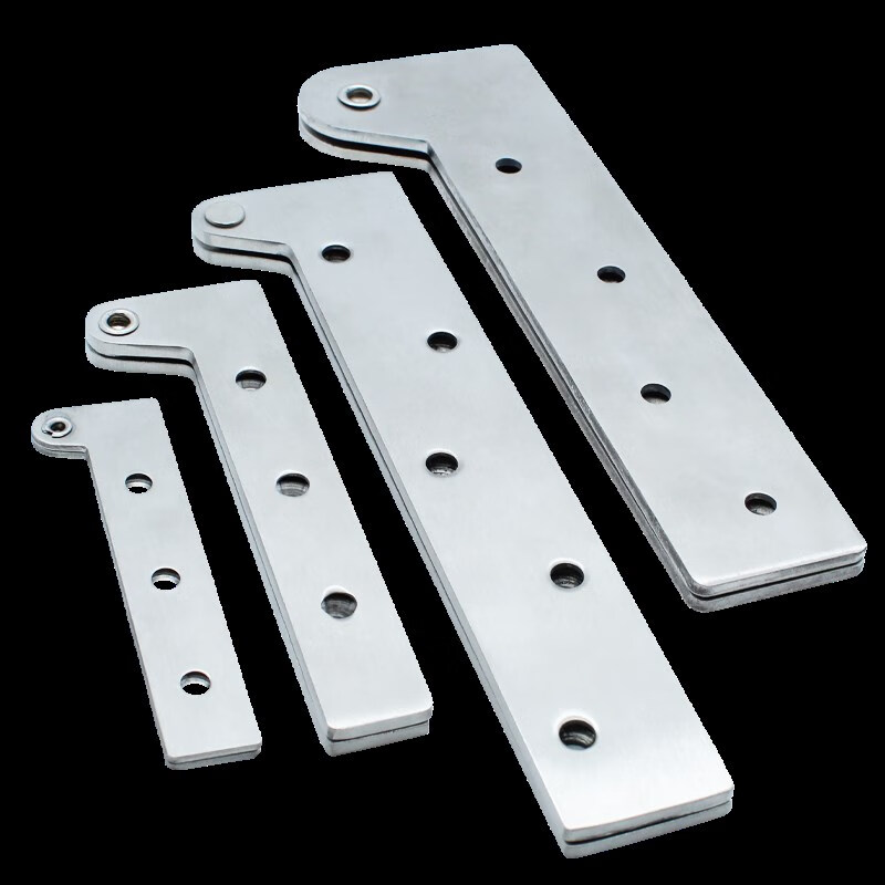 304不锈钢鸡嘴铰上下合页天地转轴门转轴7字型门铰链暗藏合页65mm鸡嘴