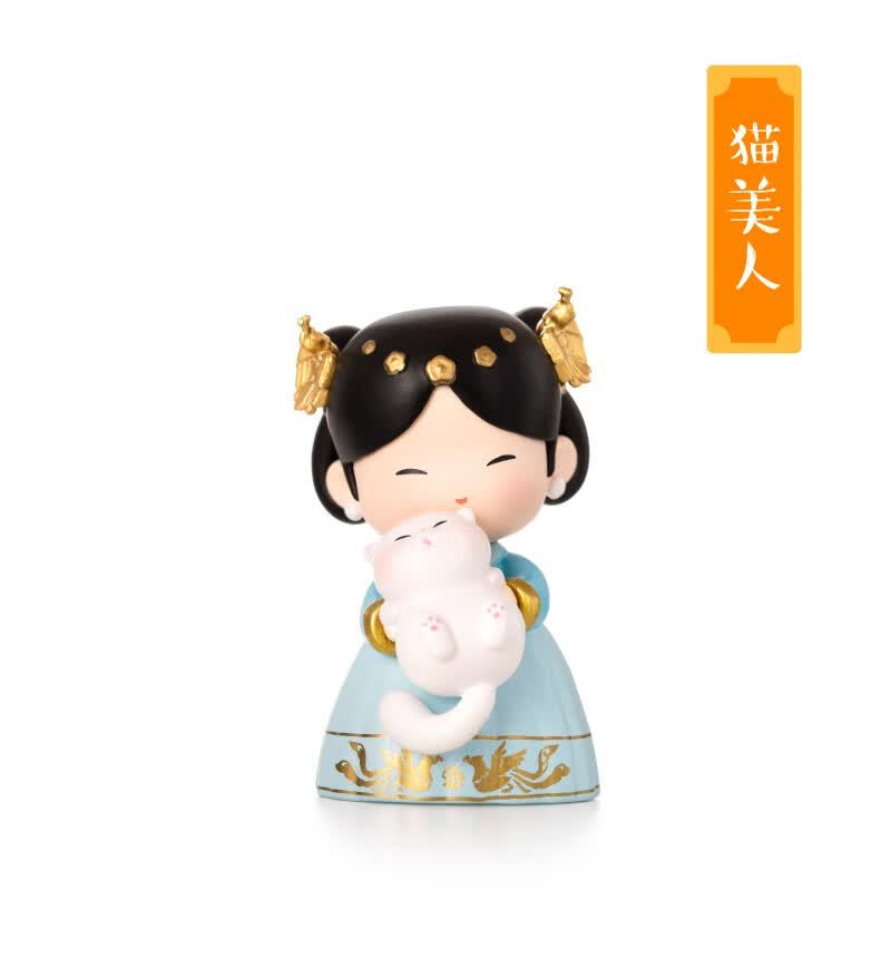 新品本宫好物故宫盲盒周边文创生日礼物女古风手办摆件冬格格已拆盒未