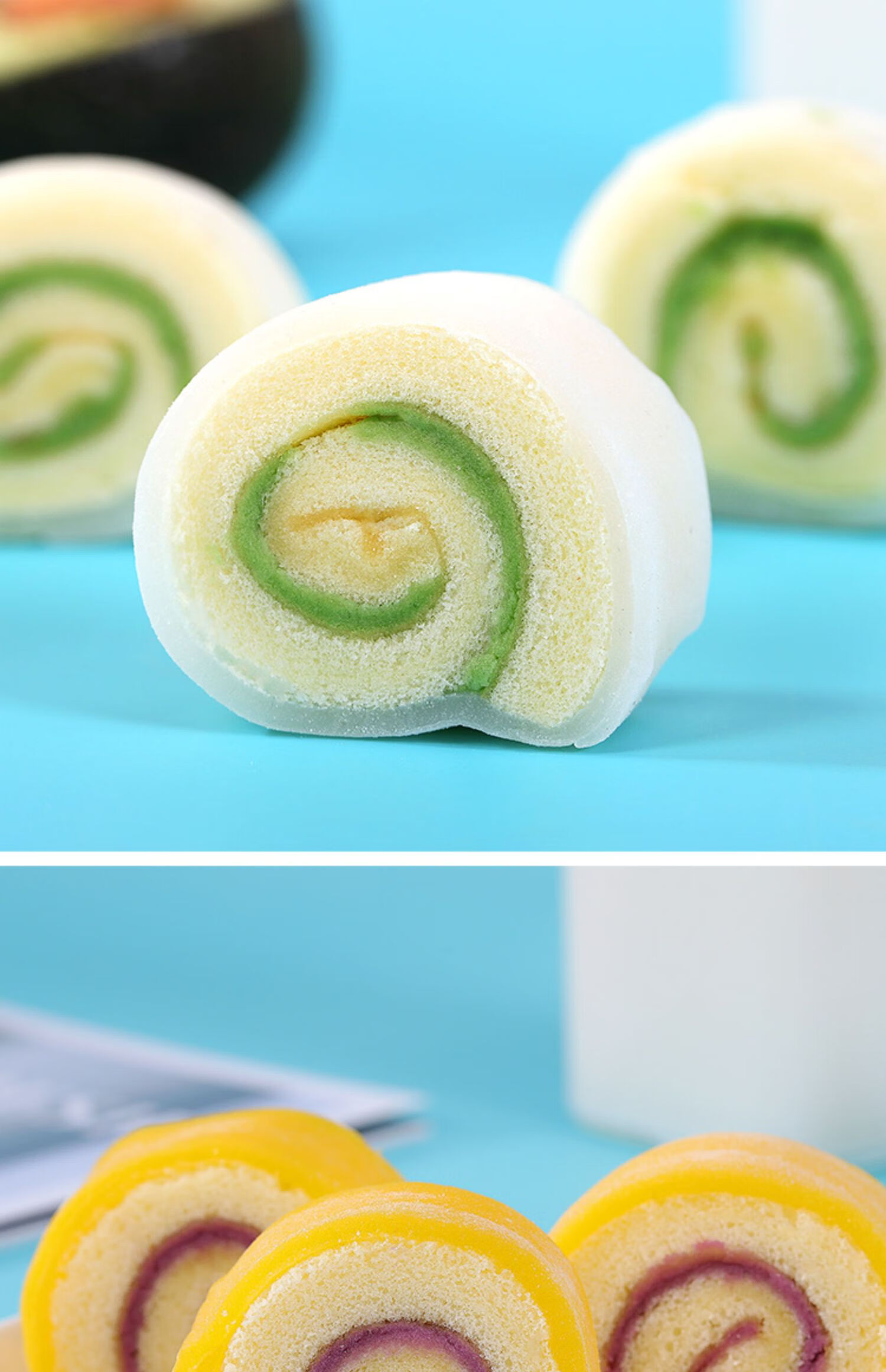 白玉卷冰皮面包整箱早餐即食小零食小吃休闲食品麻薯月亮点心抖音同款