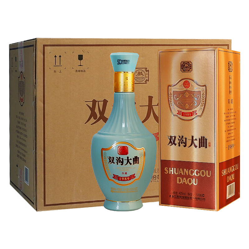 双沟大曲198942度浓香型白酒整箱500ml6瓶