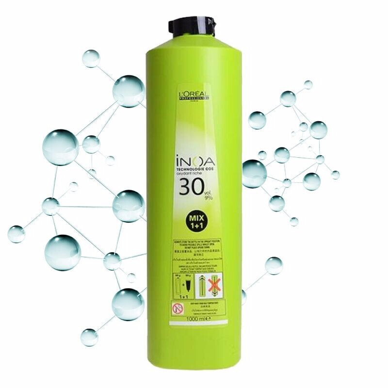 当天发货 欧莱雅第二代伊诺雅双氧奶1l双氧油染发膏上色双氧乳 6度