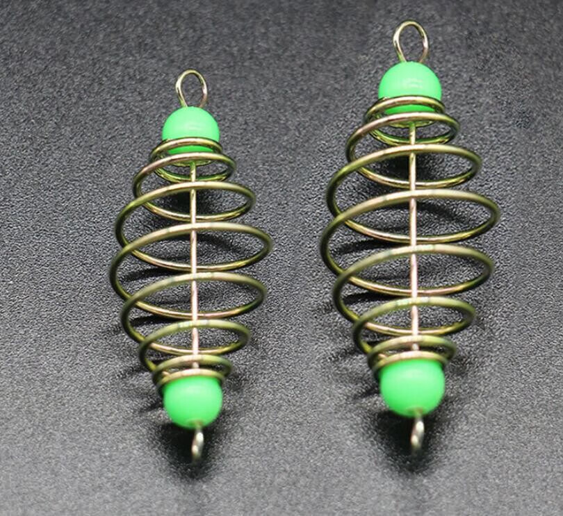 大号珠珠弹簧托饵器爆炸钩弹簧海竿抛竿用铅笼钓组爆炸鱼钩 爆炸钩