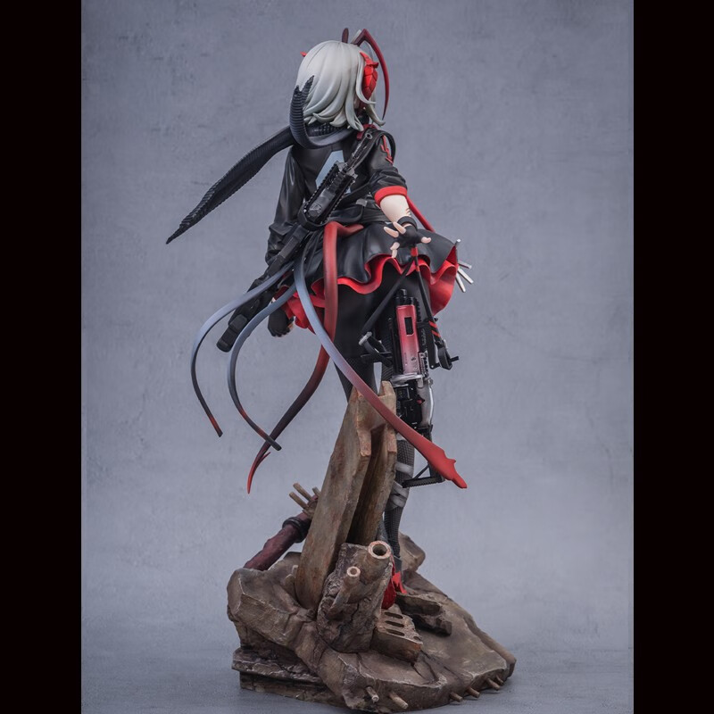 官方品质万代bandai明日方舟手办同款w白发红瞳二次元游戏周边美少女