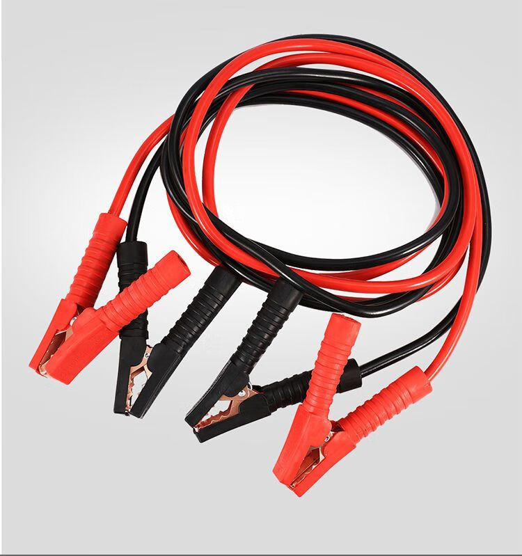 充电线接线摩托车电瓶线4米铜电瓶车过江龙搭线搭火线蓄电池车 3米线