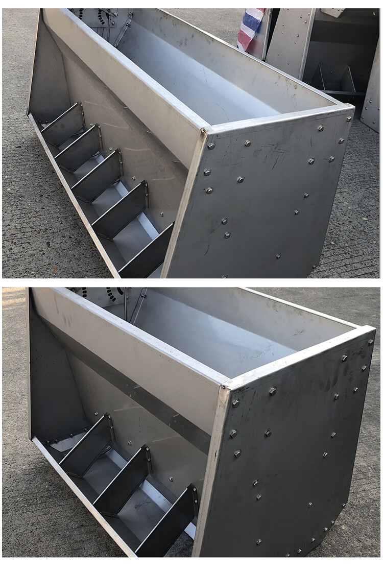 耐尔尼 不锈钢仔猪料槽小猪食槽 猪用双面料槽母猪饲料槽喂猪槽猪用