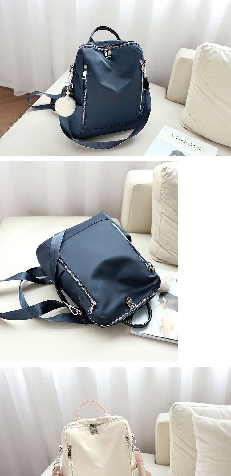 潮流女包 双肩包 潮王(kinstrdz) 潮王品牌 新款牛津布双肩包女韩版