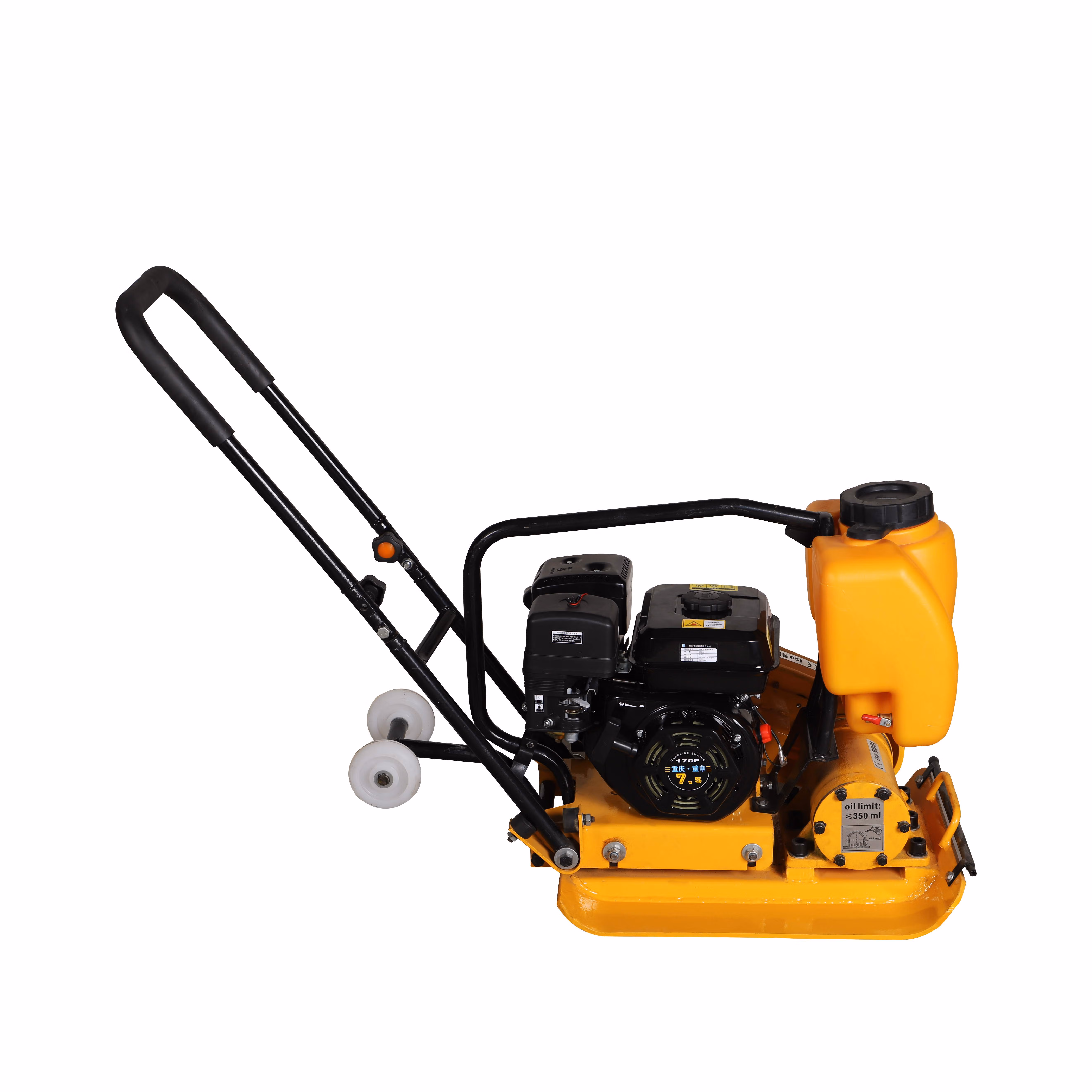 90型柴油平板夯打夯机夯土机夯实机压实机汽油震动夯路面平板夯90型