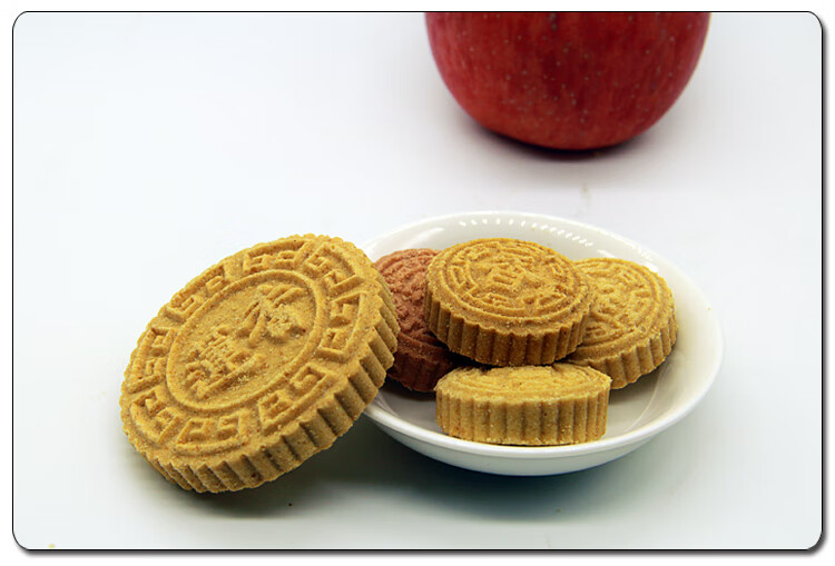 阳江特产莲香炒米饼传统大饼多种风味杏仁绿豆栗子莲子香芋450克罐装