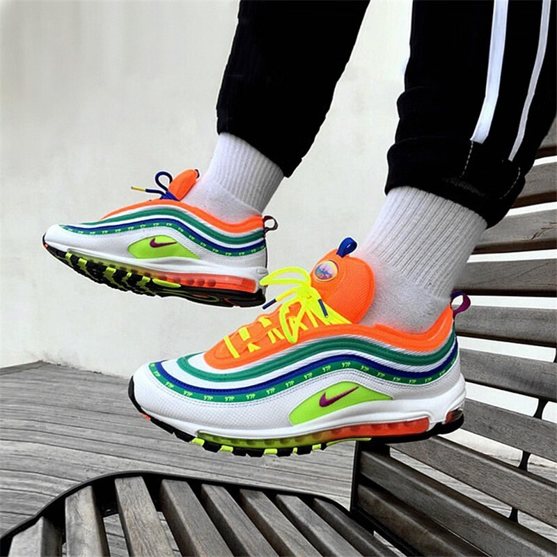 nike耐克新款男女鞋airmax97联名子弹跑鞋aj4585100ao213470040