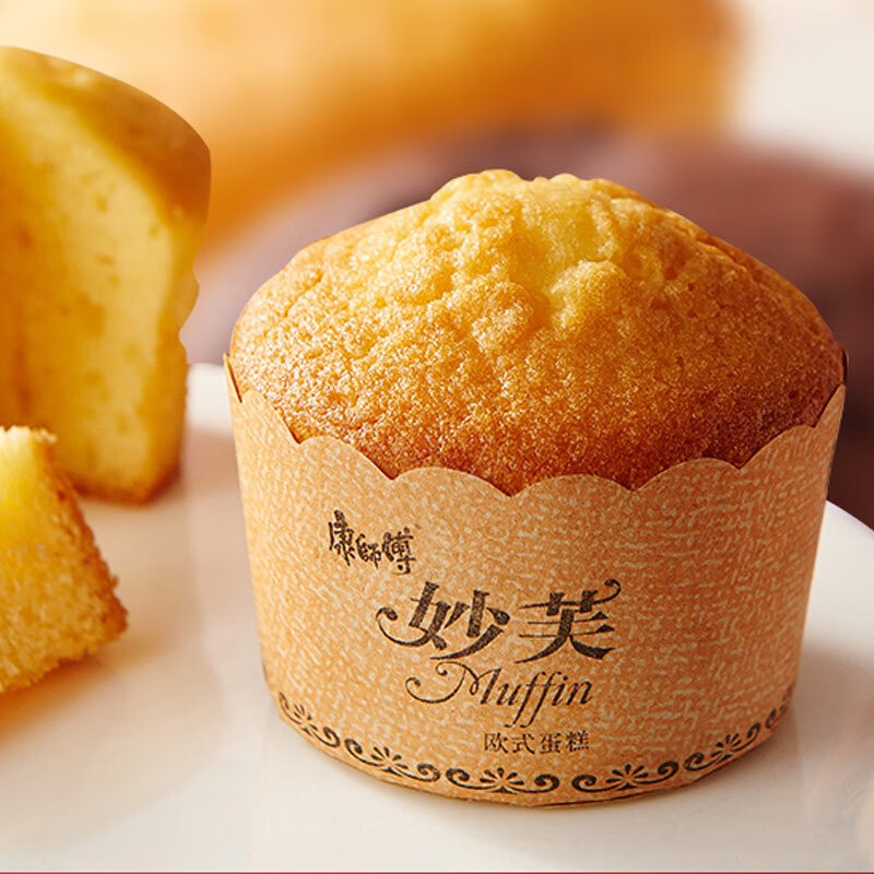 康师傅妙芙蛋糕欧式15枚巧克力奶油味早餐办公室下午茶点心零食法式10