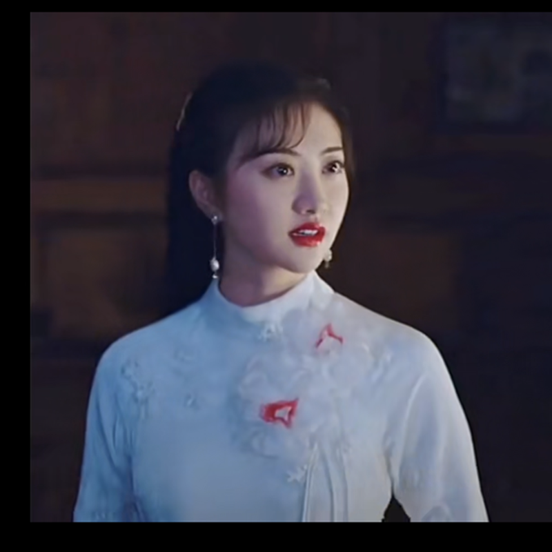 网剧司藤景甜同款衣服女春夏季新款白色刺绣修身旗袍裙礼服连衣裙