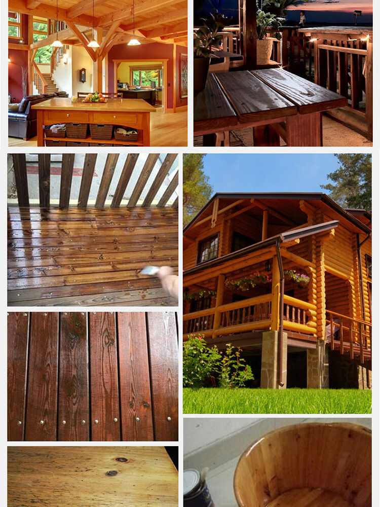 防腐木油漆户外实木透明色清漆耐候木蜡油木器漆天然熟桐油木漆油漆