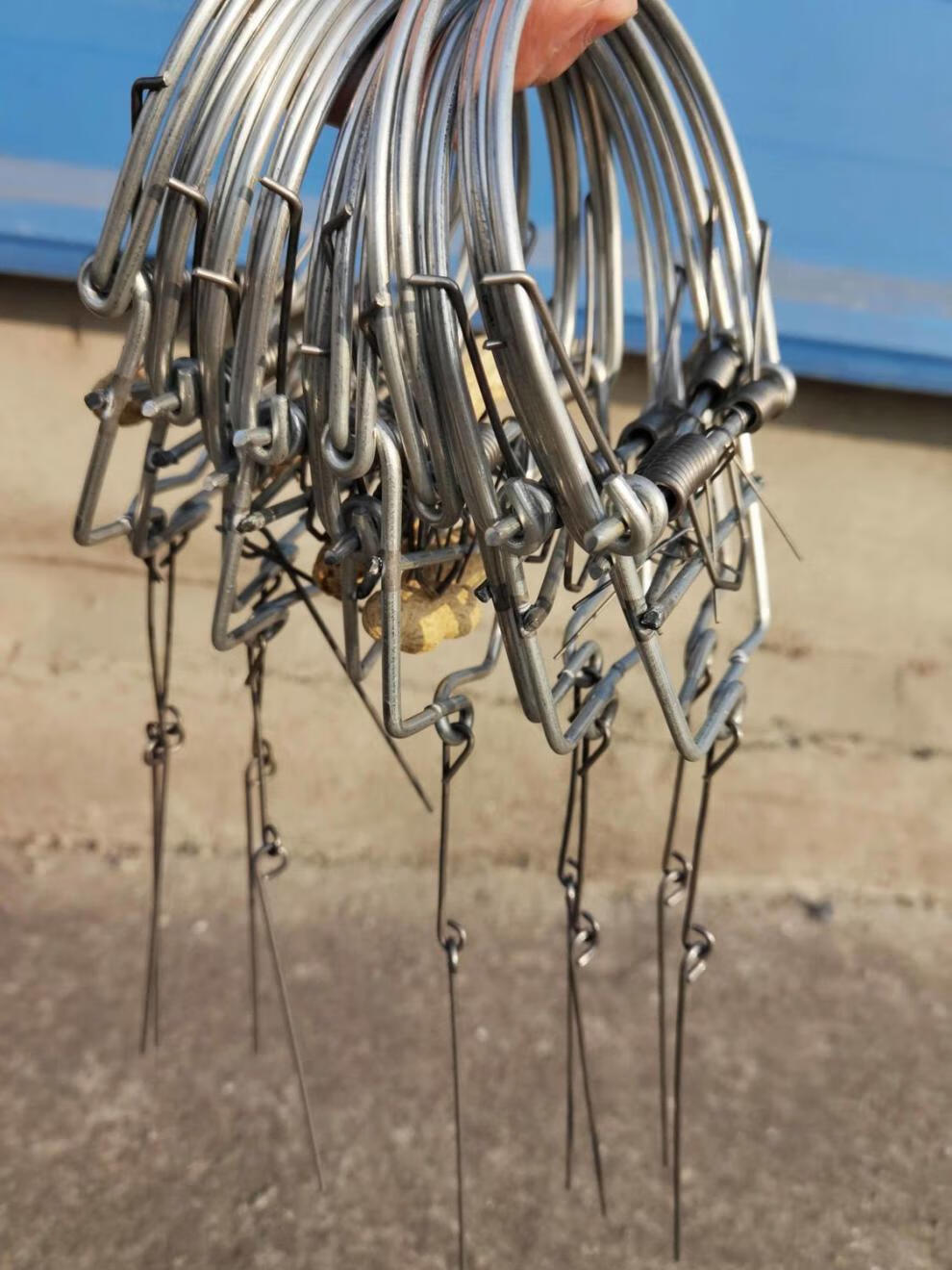 山鸡夹子套家用加强老鼠克星家用老鼠夹捕鼠器灭鼠神器捉田鼠铁质夹子