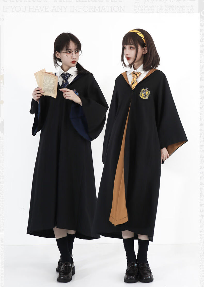 哈利波特魔法袍学院服装cos儿童万圣节蛇院斗篷披风魔法觉醒斯莱特林