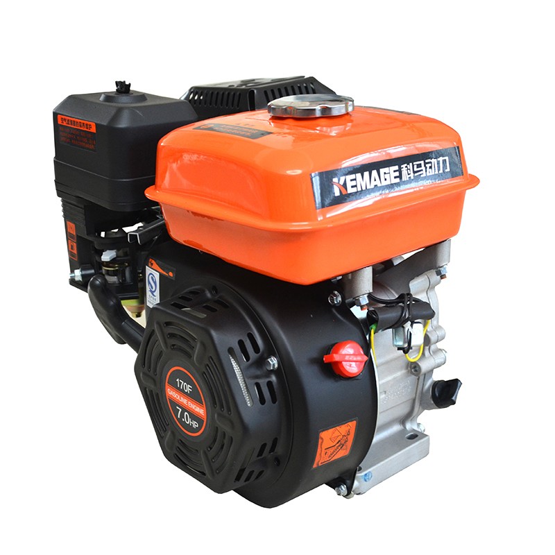 kemage170/190单缸汽油机/柴油机/动力头9000w四冲程手动农机ohv家用