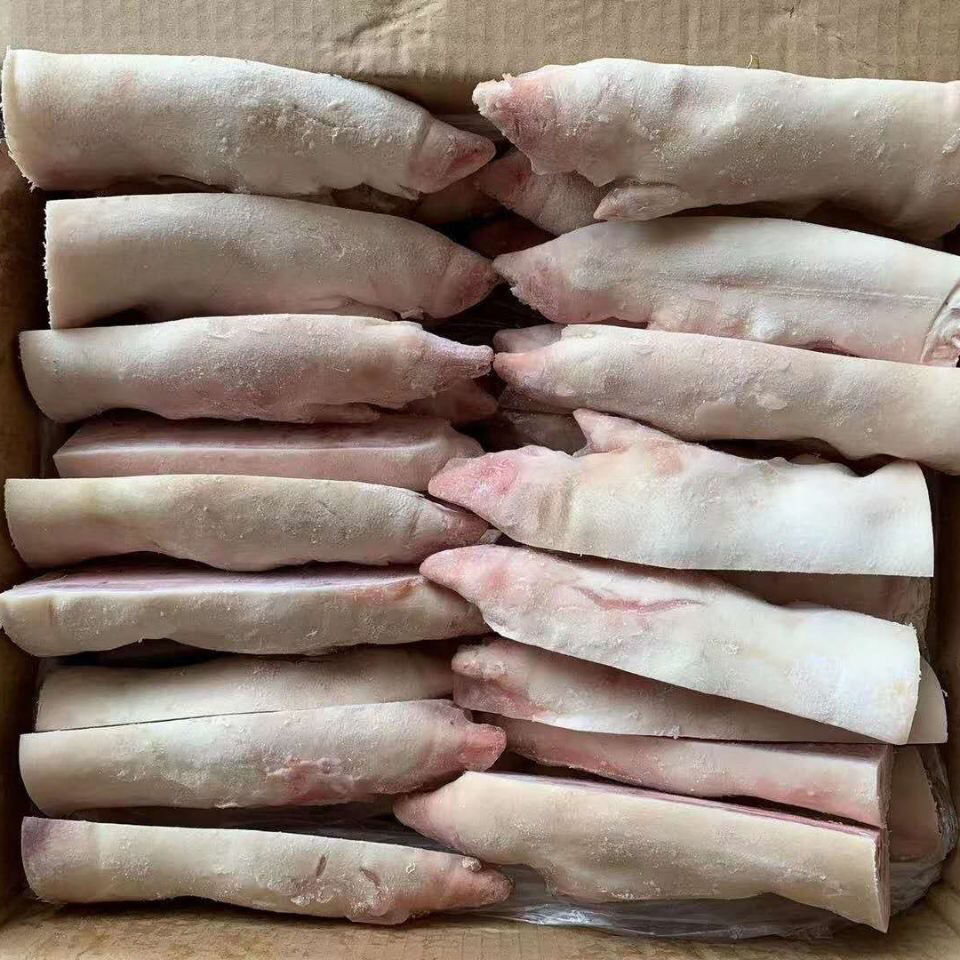 开边猪蹄猪脚不带筋速冻猪脚猪蹄10斤半片猪脚36片切两半猪脚20斤开边