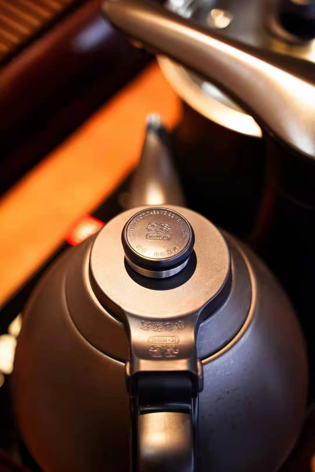 吉谷tc001火山岩全自动加水电热水壶变频恒温304不锈钢茶壶可嵌茶盘