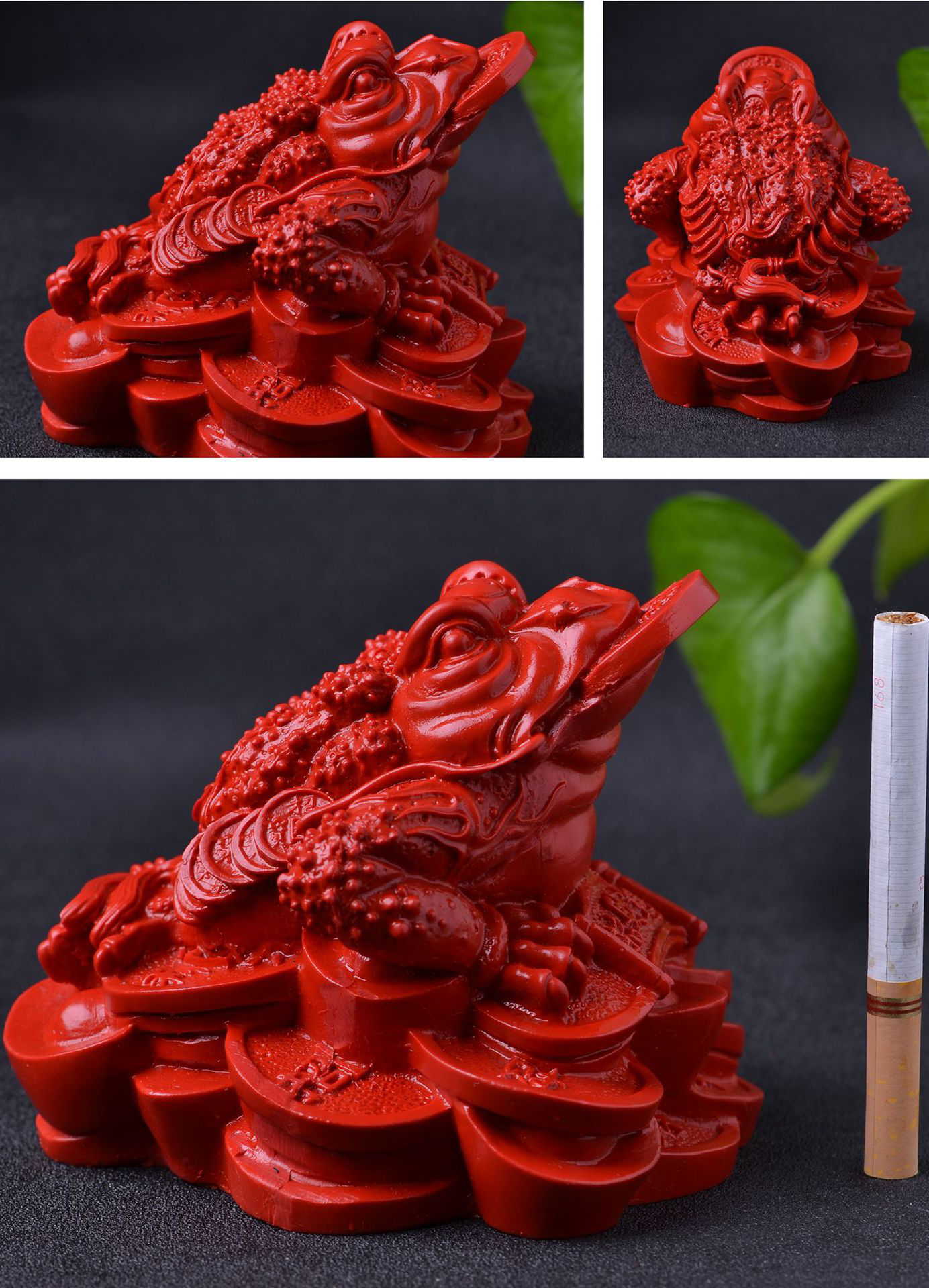 红朱砂貔貅摆件 店铺开业礼物 车内龙龟摆饰 办公室装饰 御云貔貅(一