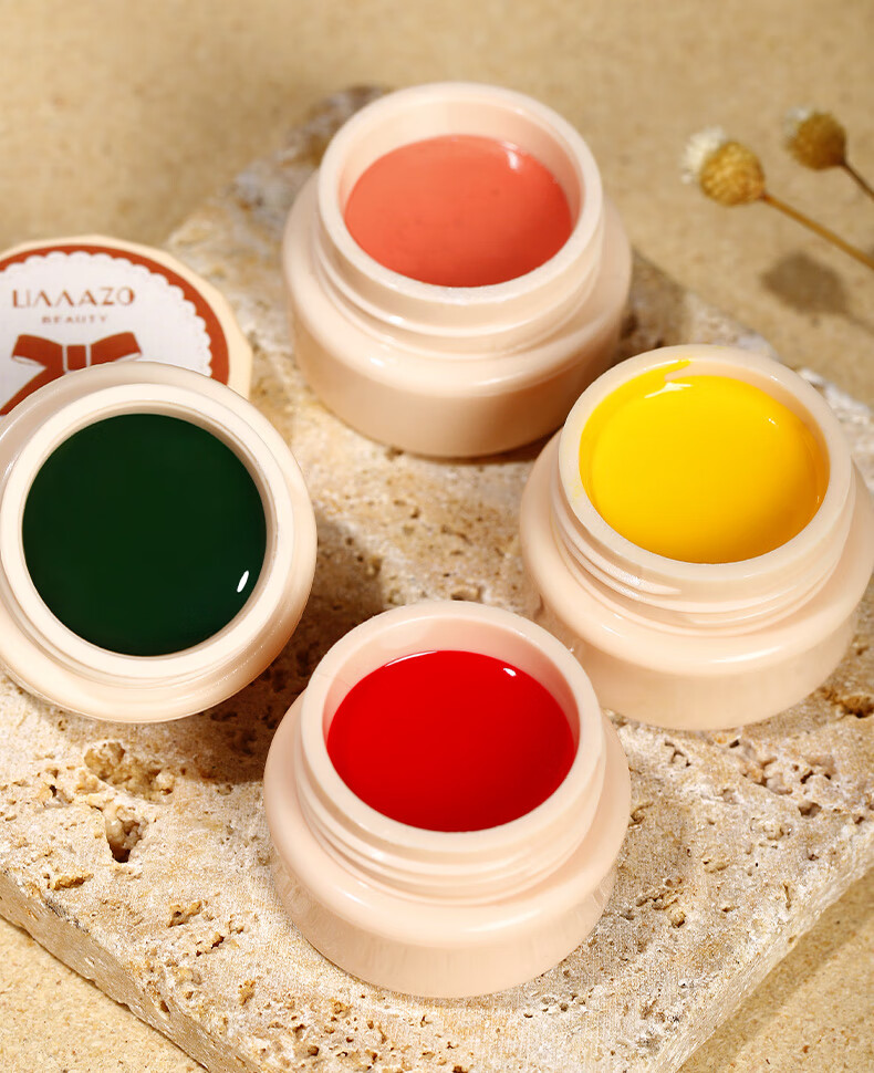 日式甲油胶罐装彩绘胶2021年新款固态日本流行美甲裸色指甲光疗胶