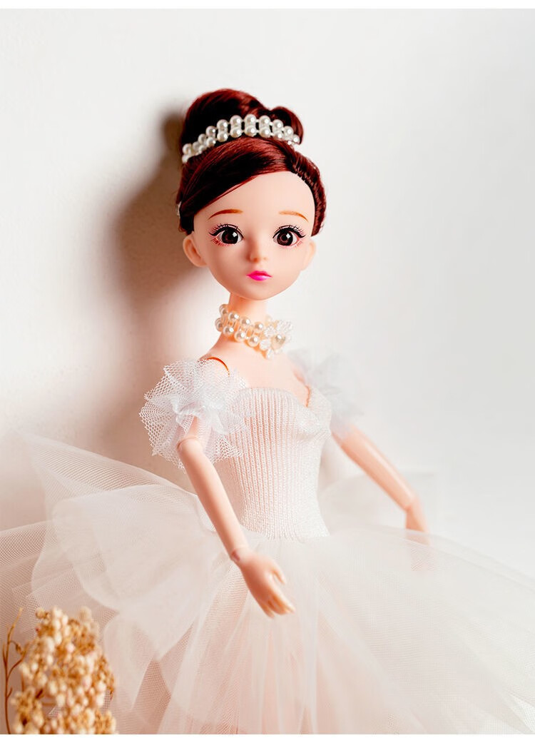 仙仙芭比娃娃芭蕾舞公主娃娃洋娃娃女孩闺蜜过家家玩具生日礼物 套餐