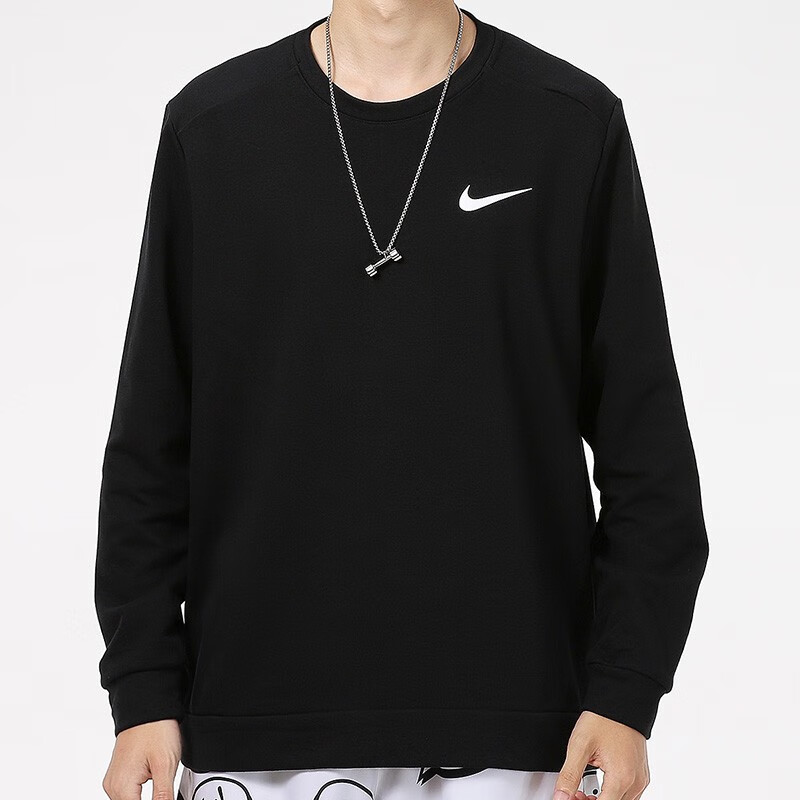 nike耐克男装新款户外跑步健身训练运动服舒适休闲圆领卫衣套头衫cz