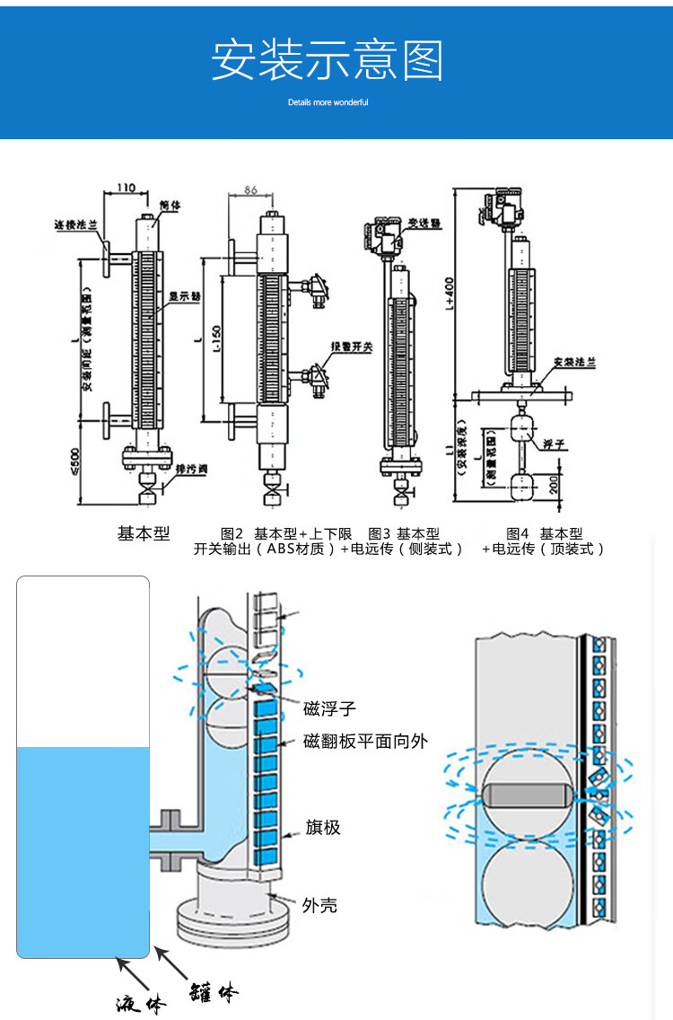 玻璃液位计安装图图片