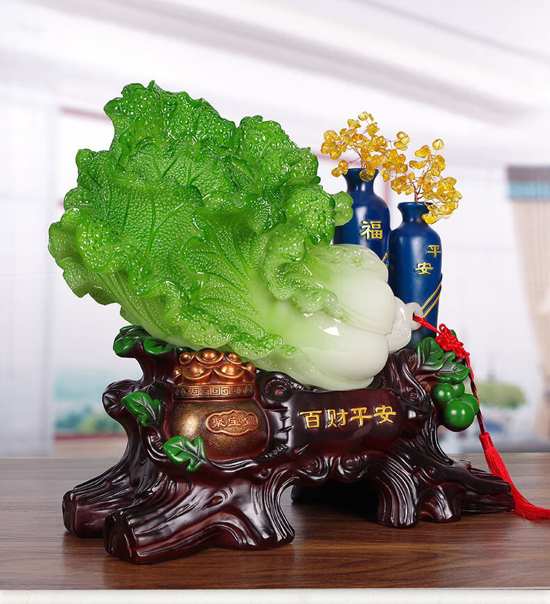 新房迁居乔迁电视柜装饰品开业礼品 中号多福多财(高30厘米)【图片