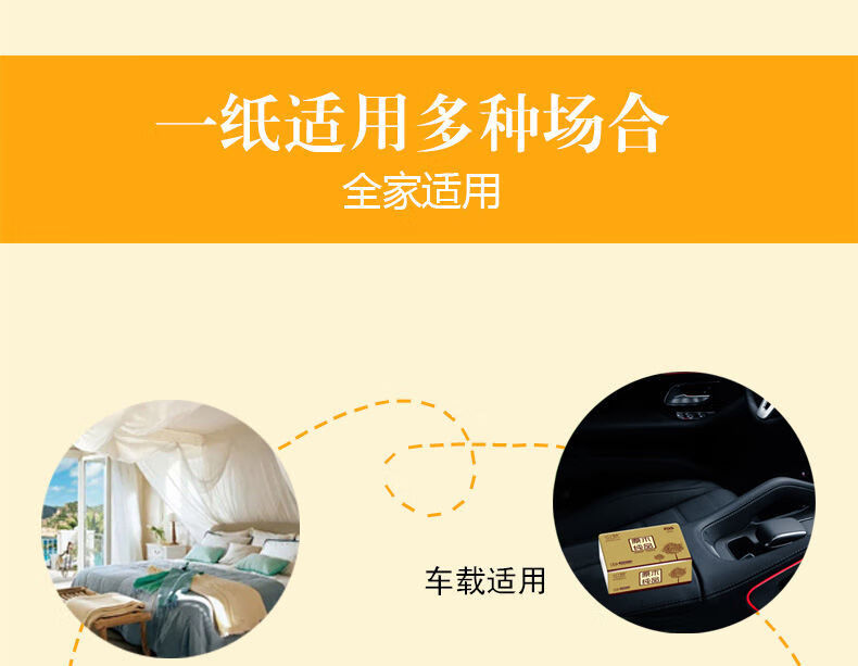54334-清洁优选纸巾抽纸整箱批发家用餐巾纸母婴卫生纸车用纸抽10 升级金装60包整箱【全家装力荐】-详情图
