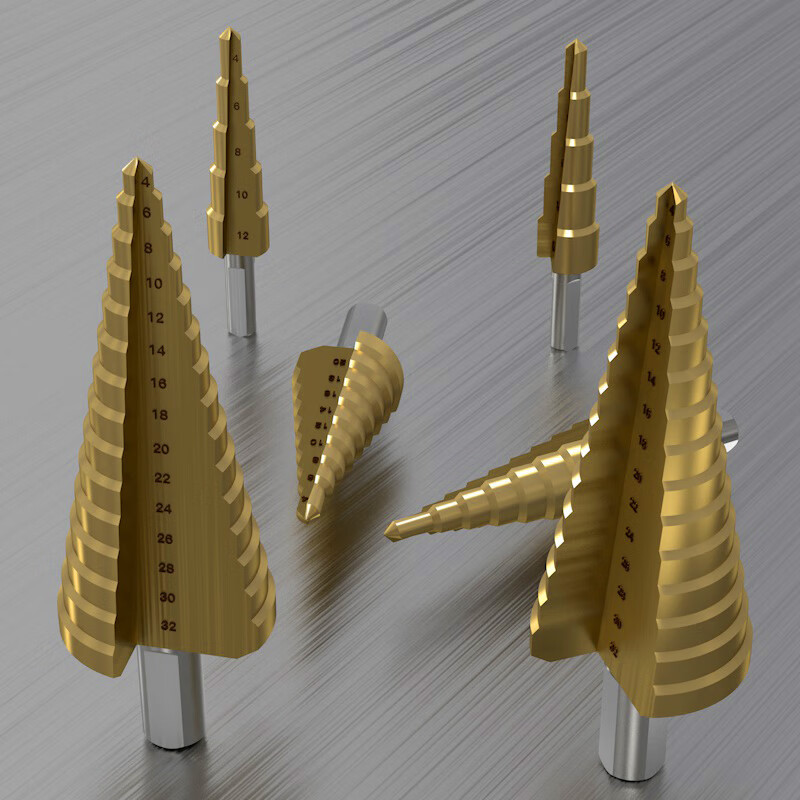 克里斯汀cristin金属开孔器宝塔钻头扩孔器超硬多功能不锈钢锥形塔型