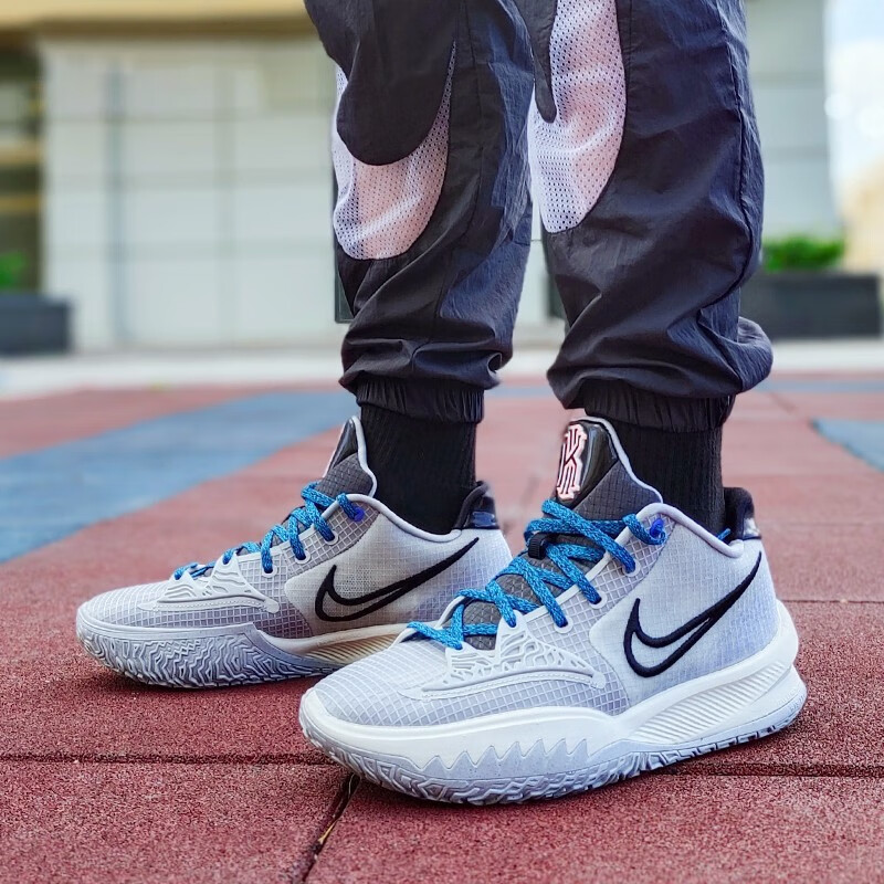 耐克男鞋nikekyrielow4ep欧文4代黑绿橙绿橙粉低帮实战篮球鞋运动休闲