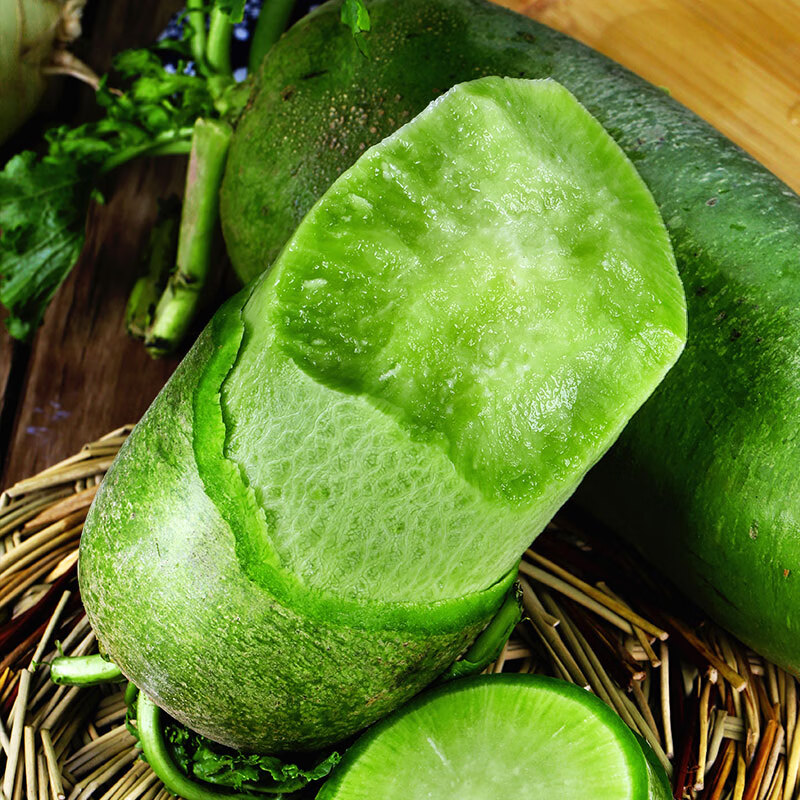 千特水果萝卜种子生吃脆甜农家蔬菜种孑四季播种阳盆栽绿萝卜种籽 原