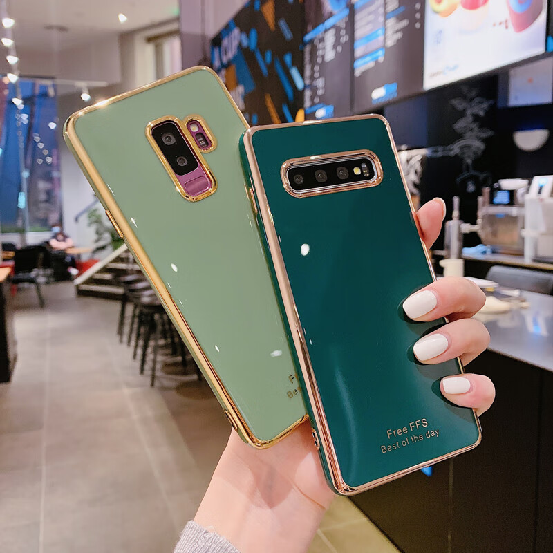 三星s10 手机壳s9 硅胶全包防摔s20 ultra奶奶灰note10 高档超薄电镀