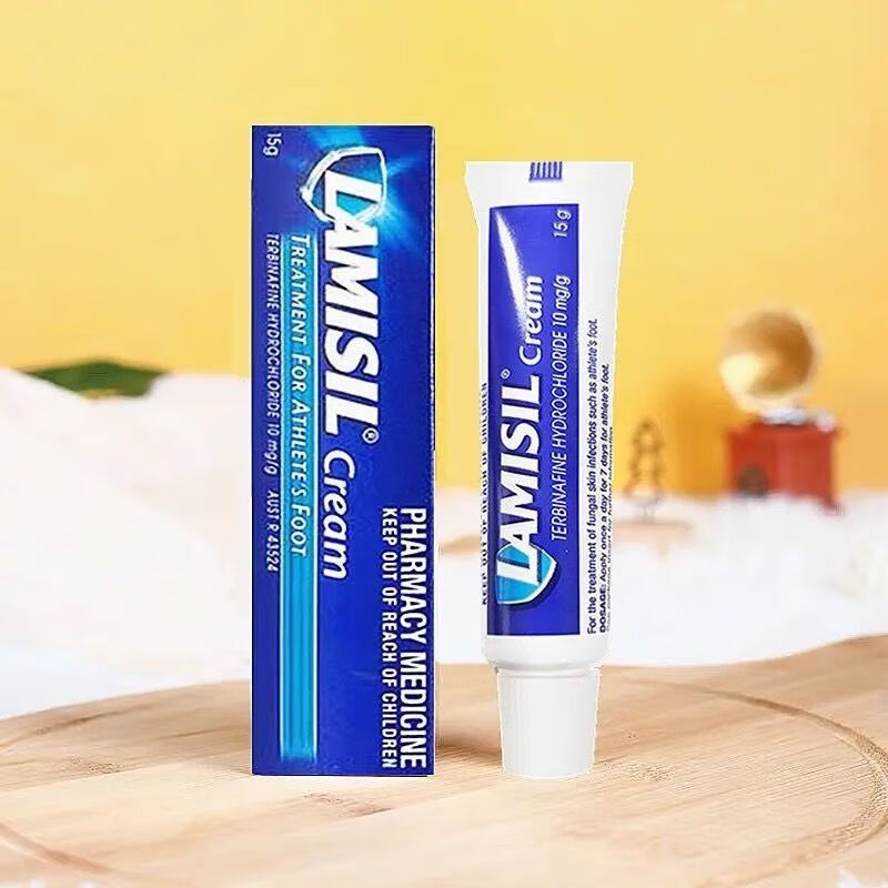 澳洲lamisilcream膏脱皮真菌脚臭脚汗软膏止痒水泡两支