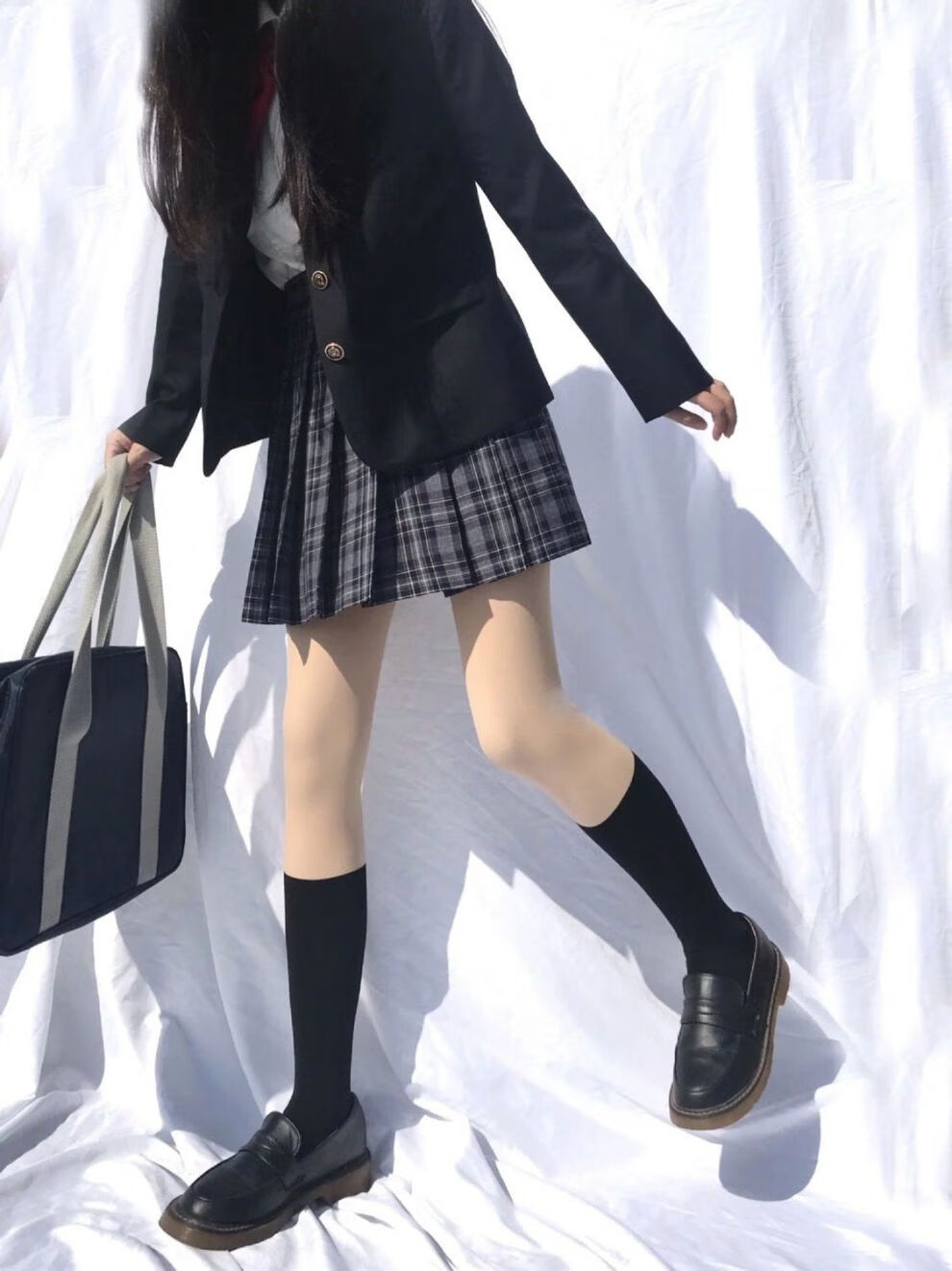 假透肉光腿神器春秋拼接假过膝连裤袜jk小腿丝袜子女薄款外穿打底裤加