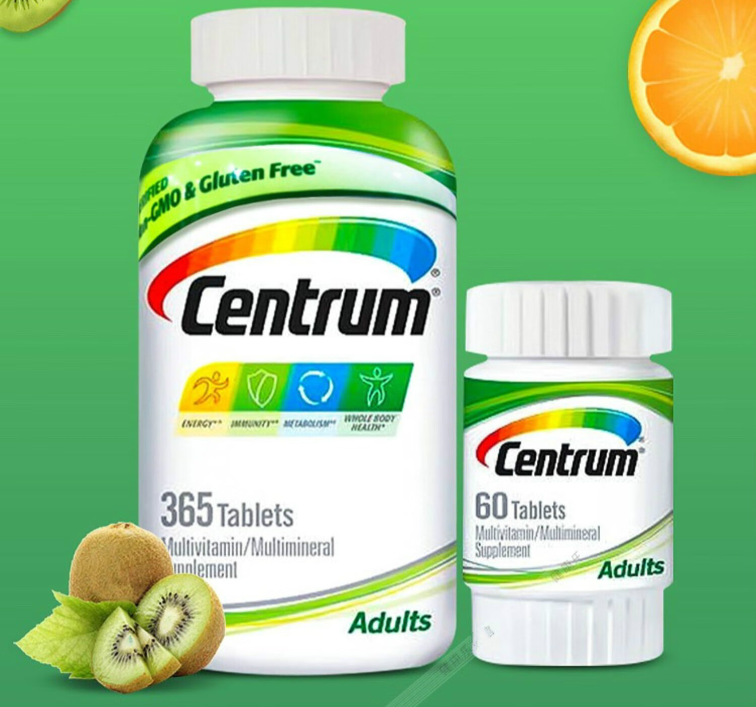 诺莱维 美国直邮centrum惠氏善存复合维生素矿物质 中老年人善存片