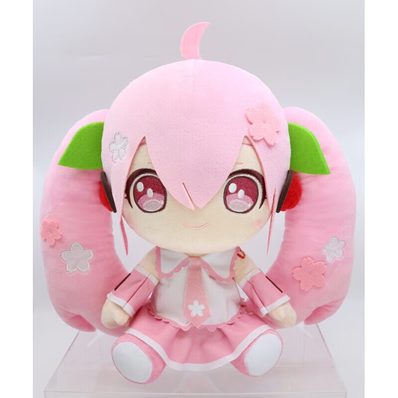 定制日版初音未来蝴蝶结毛绒玩偶公仔初音国产版请看清选项再拍下