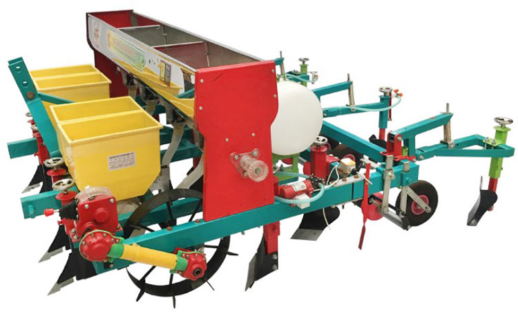 2020升级款花生覆膜播种机2行4行施肥喷药起垄精播机四轮拖拉机多功能