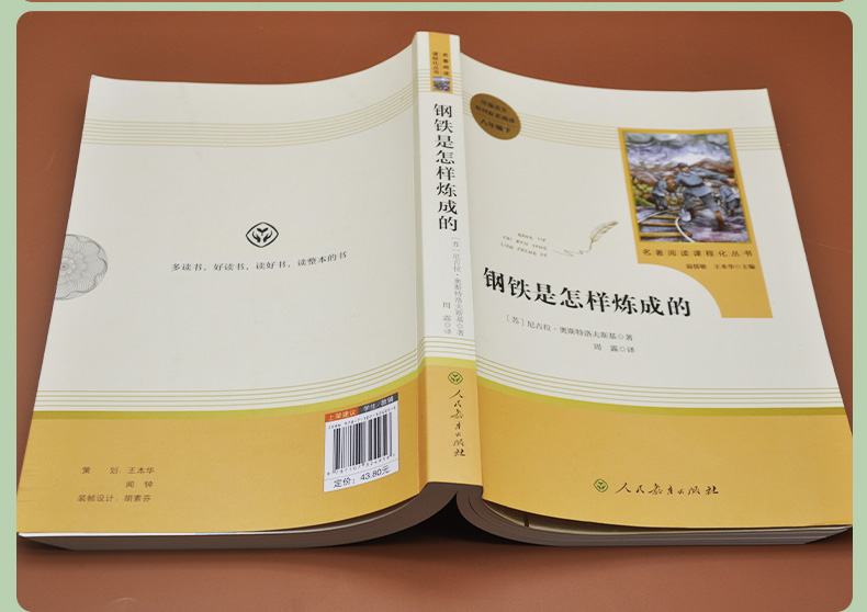 钢铁是怎样炼成的正版原著书完整版人民教育出版社初中生八年级下册