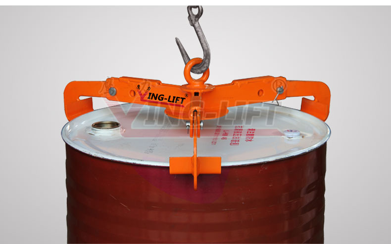 鹰力yinglift起吊夹行车油桶吊具叉车油桶夹行车油桶吊夹圆桶吊钳dl