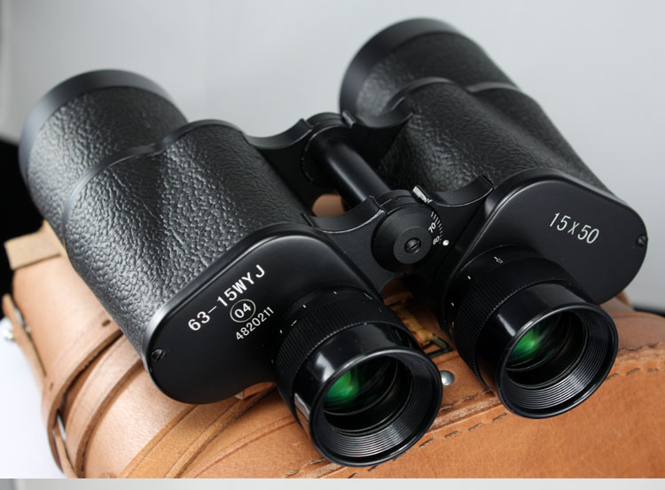 派菲奥(paifeiao) 俄罗斯63式15x50双筒金属望远镜高倍高清夜视充氮