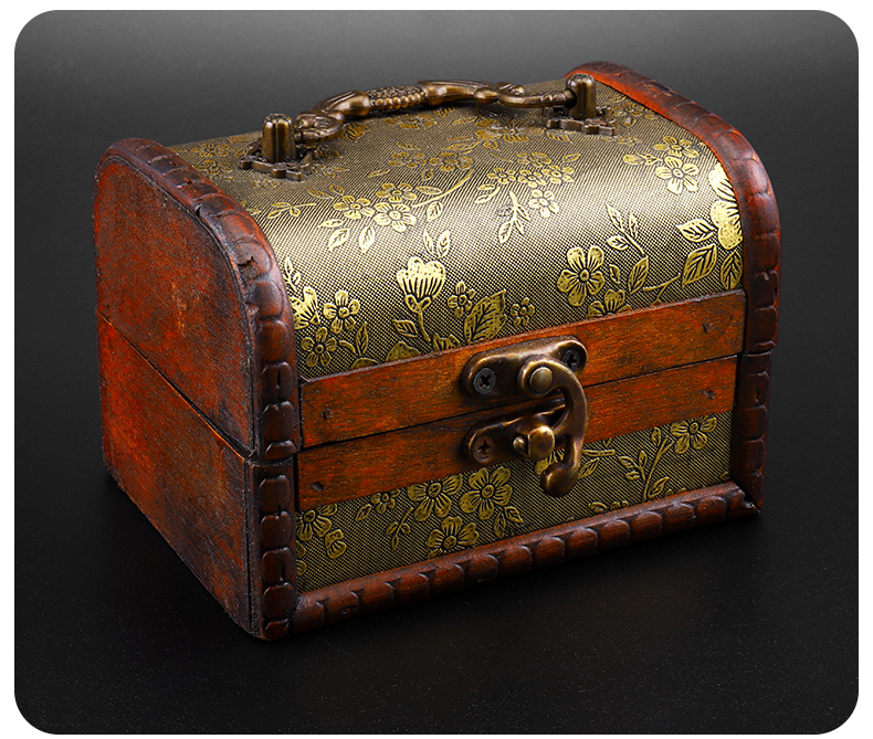 七彩色水晶宝石宝藏箱儿童创意礼品女童女孩塑料串珠仿