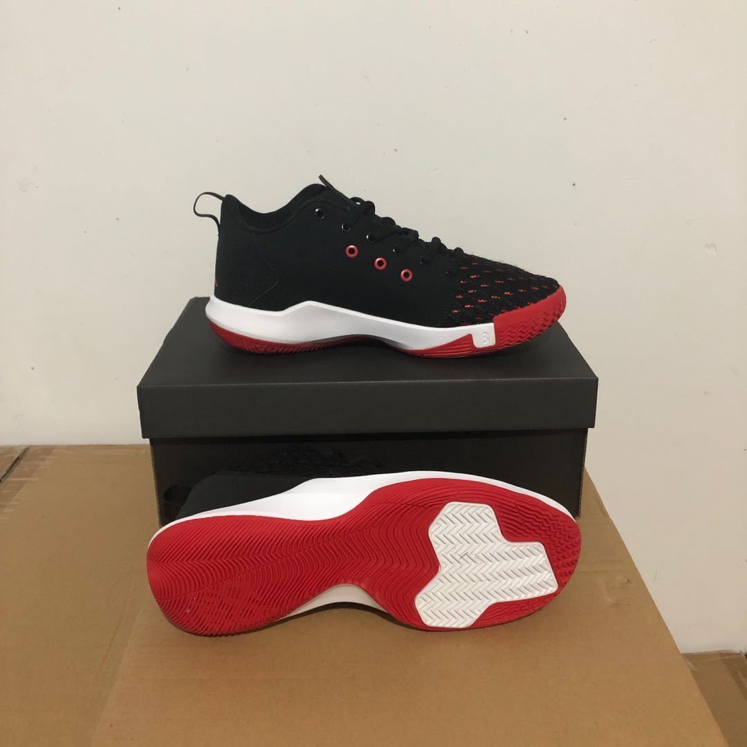 官方同款保罗12代篮球鞋男保罗乔治低帮运动实战篮球鞋保12黑白44