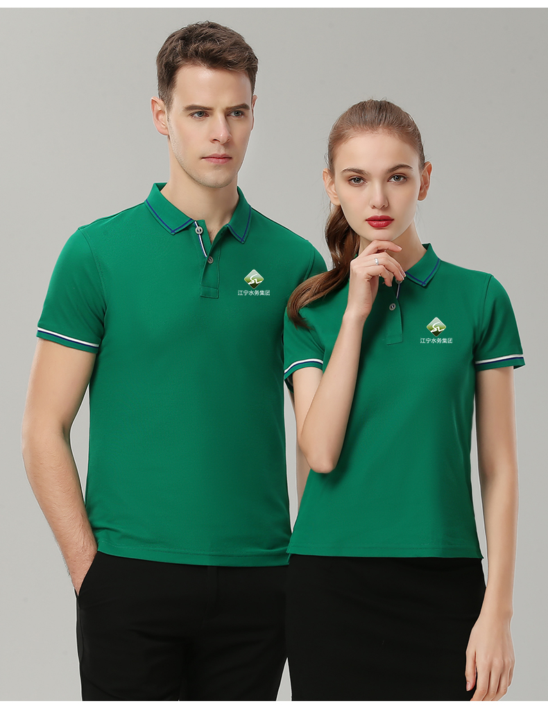 定制衣服印字t恤订制polo工服定制印logo工衣夏装定做文化衫黑色3xl