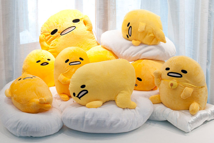 懒懒的蛋娃娃蛋黄君懒的蛋蛋抱枕蛋黄哥鸡蛋公仔 长条抱枕(110厘米)