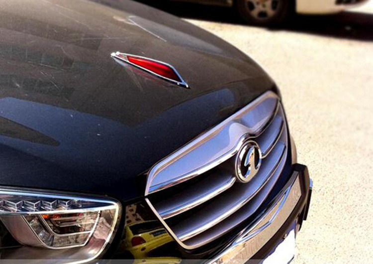 奔腾b30b50b70b90x80车头机盖标 红旗车标 改装红旗机盖标 车头标尾标