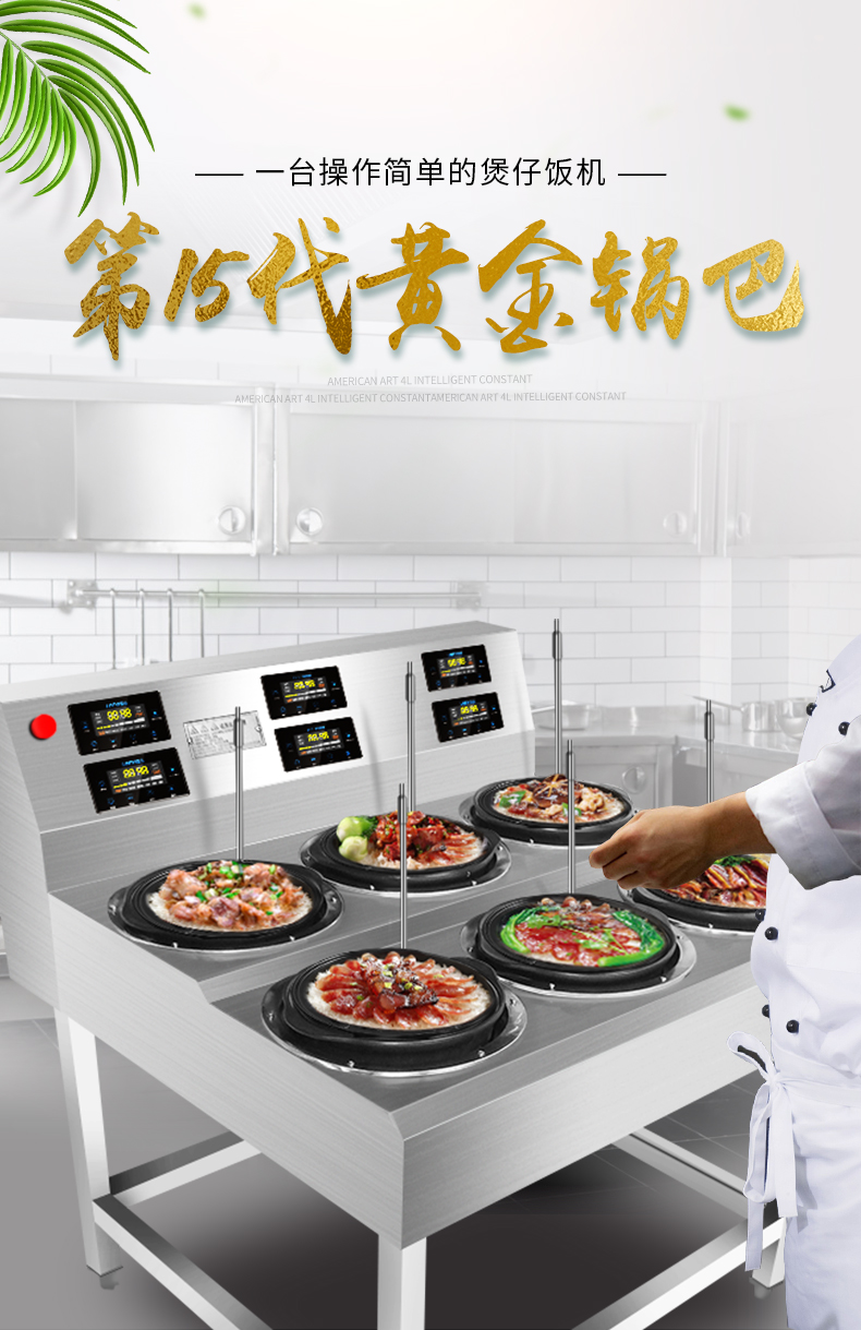 飞天鼠(ftianshu)煲仔饭机器全自动智能煲仔饭机数码商用 双层单排(10