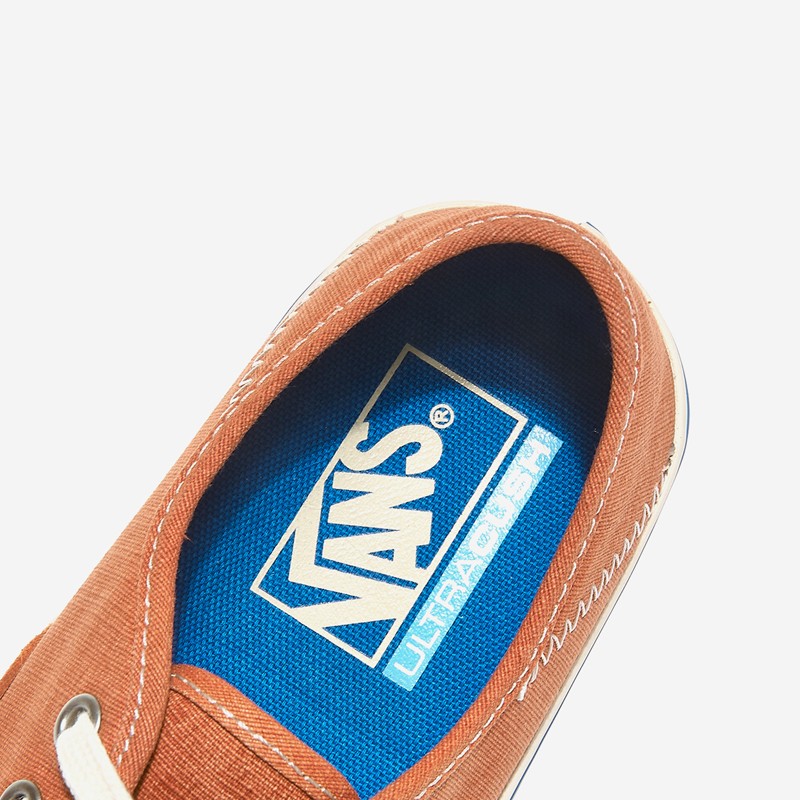 vans万斯范斯鞋子authentic sf时尚帆布男女情侣休闲板鞋 脏橘色vn0a3