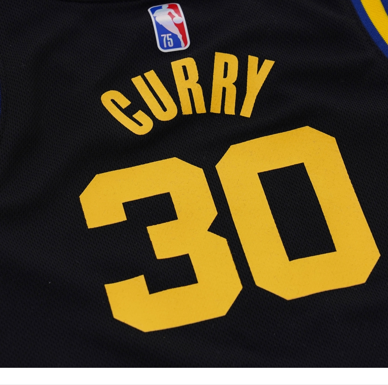 nbanike耐克kids勇士队curry库里mixtapereplica婴童球衣黑色2t